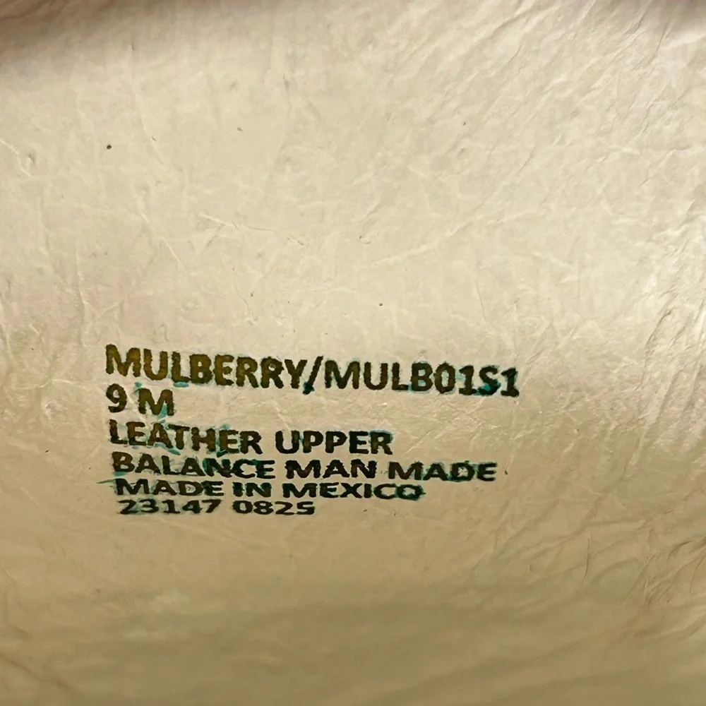 Steve Madden Mulberry Bone Leather Mule Loafers Size 9 | New in Box